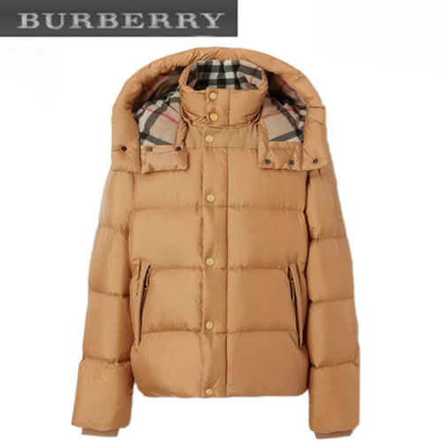 BURBERRY-80591411 버버리 허니 디태처블 슬리브 후드 퍼퍼 재킷 남여공용