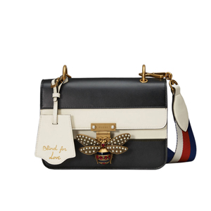 [스페셜오더]GUCCI-476542 8055 구찌 Queen Margaret 숄더 스트랩 백 블랙 화이트