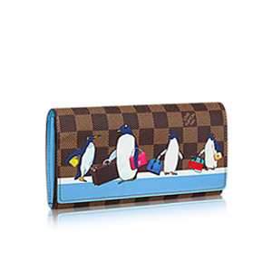 [스페셜오더]LOUIS VUITTON-N64426 루이비통 다미에 펭귄 프린트 사라 월릿 