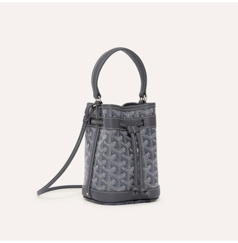 [스페셜오더]GOYARD-020251 고야드 쁘띠 플롯 버킷백 그레이