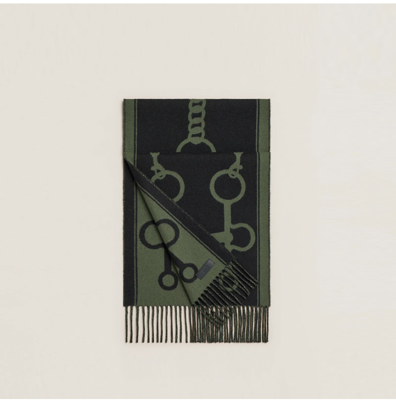HERMES-10092 에르메스 Casaque Mors 스카프