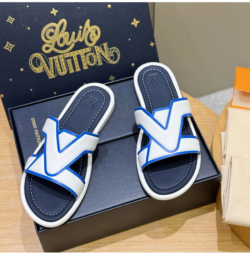 LOUIS VUITTON-05087 루비이통 2026 남성용 클래식 슬리퍼