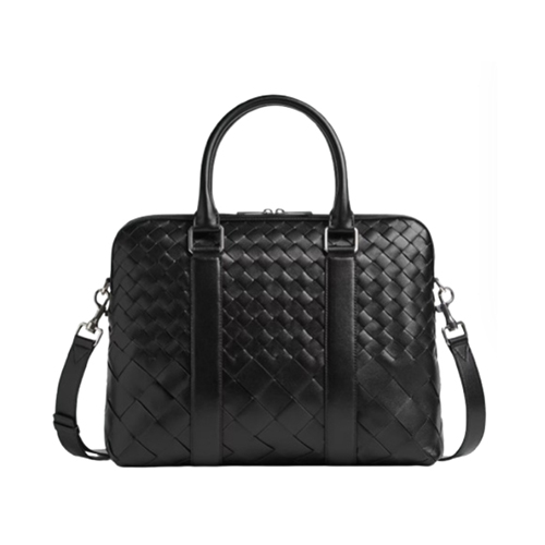 [스페셜오더]BOTTEGA VENETA-778081 보테가 베네타 블랙 슬림 인트레치아토 브리프케이스