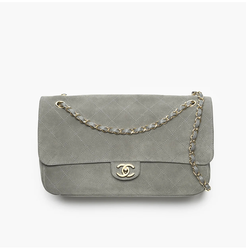 [스페셜오더]CHANEL-AS6627 샤넬 스웨이드 카프스킨 골드 메탈 맥시 플랩 백