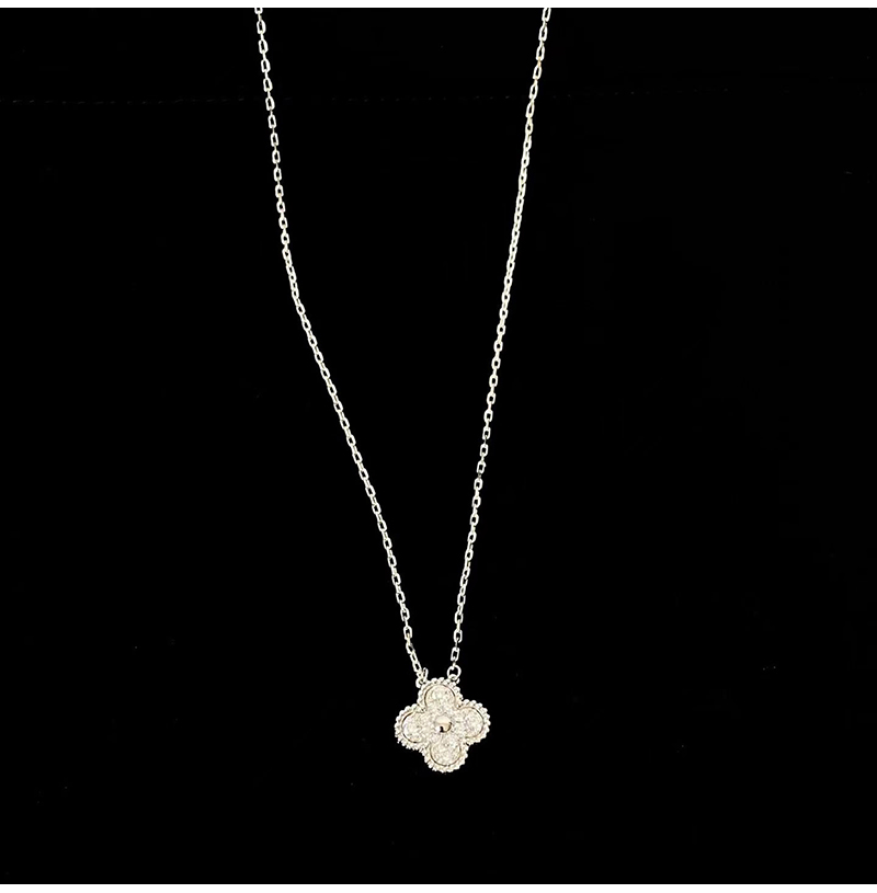 [스페셜오더]VAN CLEEF ARPELS-6120 반클리프 실버 올큐빅 알함브라 펜던트