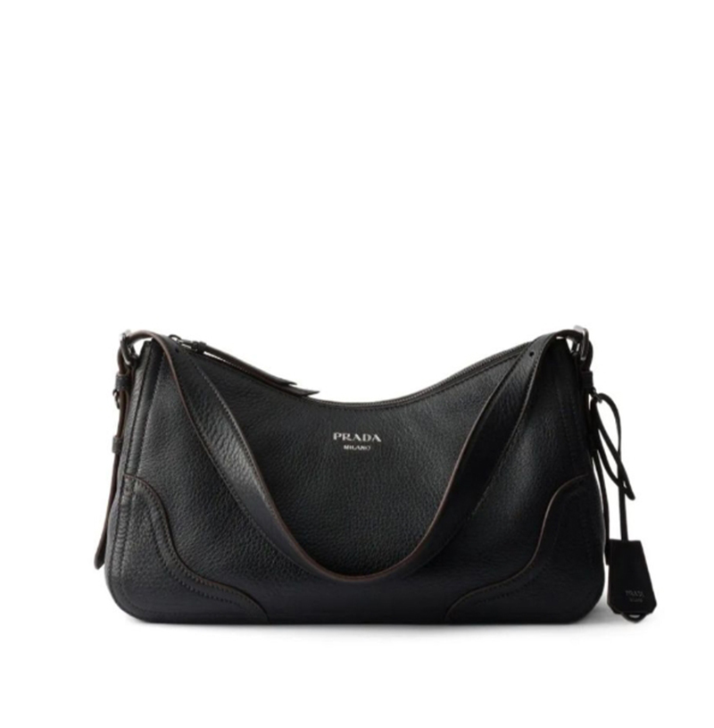 [스페셜오더]PRADA-1BC280 프라다 아이메 라지 가죽 숄더백 블랙