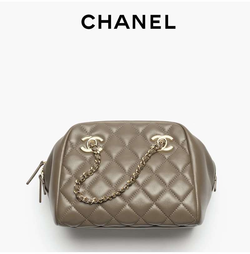 [스페셜오더]CHANEL-AS6472 샤넬 2026 공방 컬렉션 스몰 볼링 백 다크 카키
