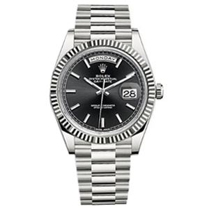 [스페셜오더]ROLEX-228239 롤렉스 오이스터 퍼페츄얼 데이-데이트 스틸 블랙 다이얼 40mm 